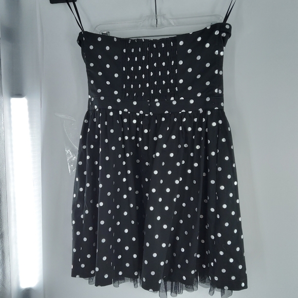 BLACK POPPY XL POLKA DOT PARTY DRESS - Picture 4 of 7